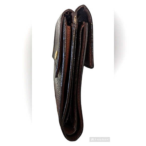 LOUIS VUITTON TRI FOLD MONOGRAM LEATHER WALLET EUC - Picture 4 of 11